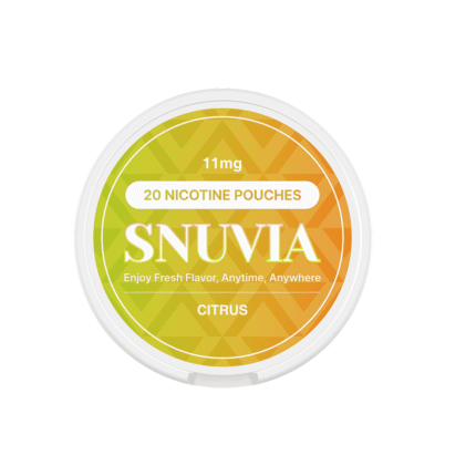 snuvia 11mg citrus nicotine pouches
