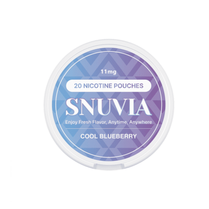 snuvia 11mg cool blueberry nicotine pouches