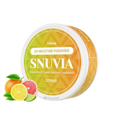 snuvia 14mg citrus nicotine pouches