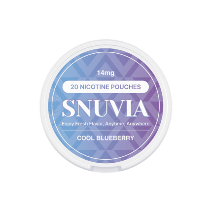 snuvia 14mg cool blueberry nicotine pouches