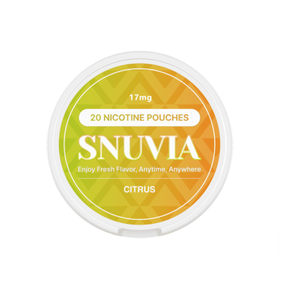 snuvia 17mg citrus nicotine pouches