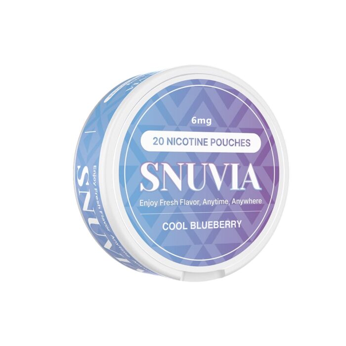 snuvia 6mg cool blueberry nicotine pouches