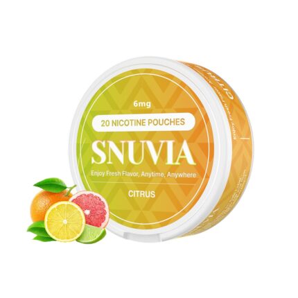 snuvia 6mg citrus nicotine pouches