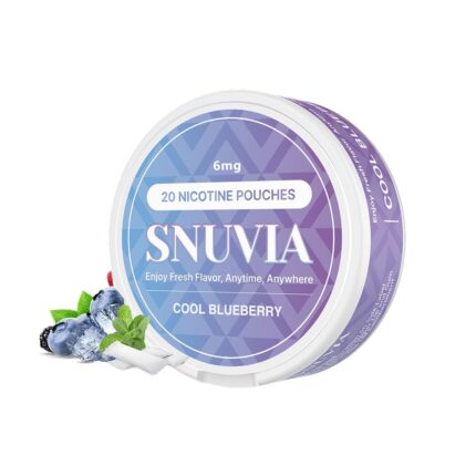 snuvia 6mg cool blueberry nicotine pouches