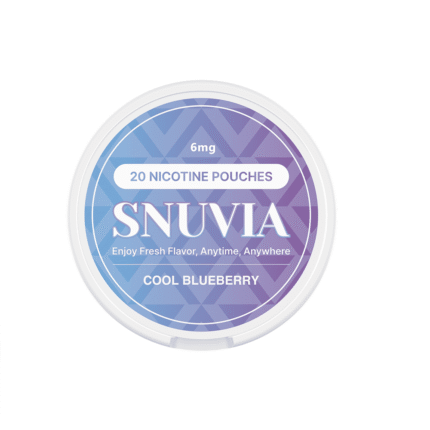 snuvia 6mg cool blueberry nicotine pouches