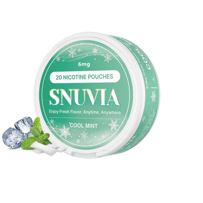 snuvia 6mg cool mint nicotine pouches