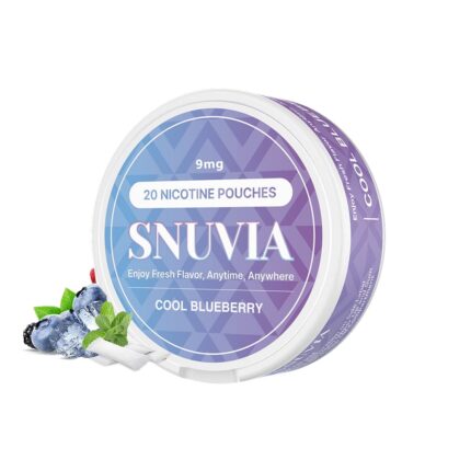 snuvia 9mg cool blueberry nicotine pouches