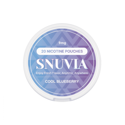 snuvia 9mg cool blueberry nicotine pouches