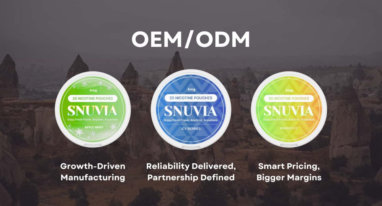 Snuvia Nicotine Pouch Flavor Customization
